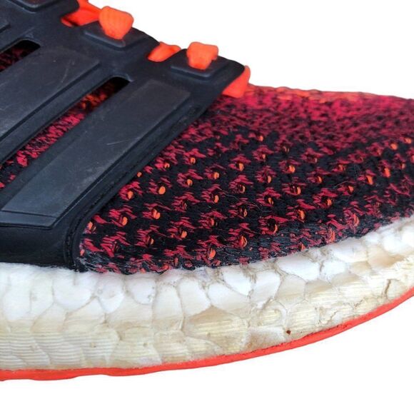 RARE 2016 Adidas UltraBoost 2.0 Blk Sol Red Sz 6 - Picture 10 of 16